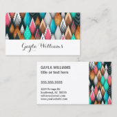 カラフル南モダン幾何 名刺 (正面/裏面)