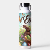 カラフル卵の入ったハッピーイースター ウォーターボトル (正面)