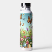 カラフル卵の入ったハッピーイースター ウォーターボトル (右面)