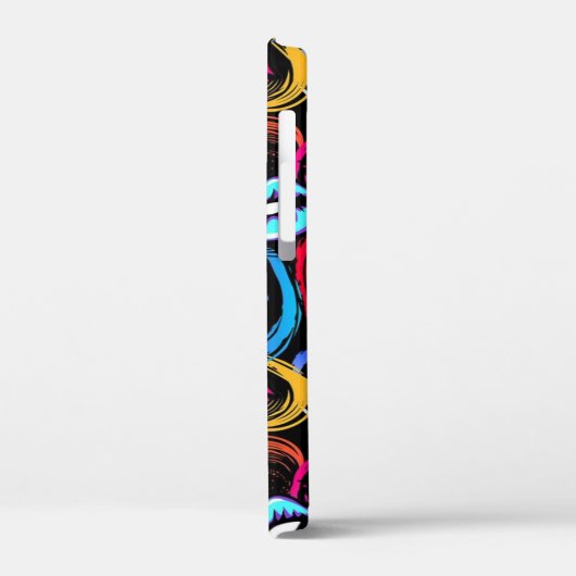 カラフル口とハート Case-Mate iPhoneケース (裏面 / 左)