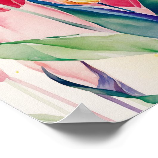 カラフル口 ポスター (角)