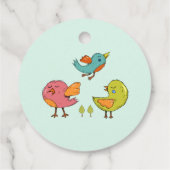 カラフル可愛いお洒落鳥たち フェイバータグ (裏面)