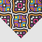 カラフル可愛いかわいらしモダン部族の民族柄 薄葉紙 (詳細)