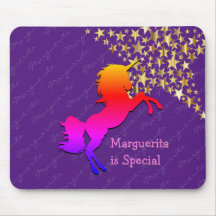 カラフル可愛い一角紫パーソナライズされた色