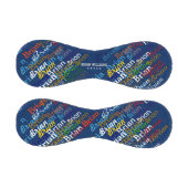 カラフル名のパーソナライズされた作成 野球ボール (パネル)