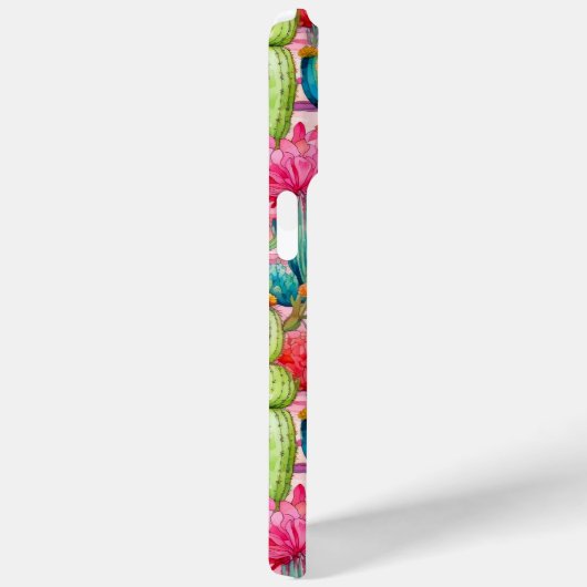 カラフル名門私立校風のフローラパーソナライズされた名 Case-Mate iPhoneケース (裏面 / 右)