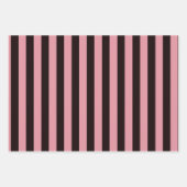 カラフル名門私立校風のモダン熱帯ピンクパーム ラッピングペーパーシート (正面2)