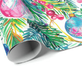 カラフル名門私立校風のモダン飾り ラッピングペーパー (ロールコーナー)