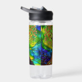 カラフル命の木ステンドグラスII ウォーターボトル (右面)