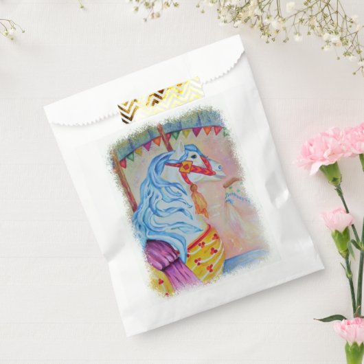 カラフル回転木馬馬ありがとう フェイバーバッグ (封をした状態)