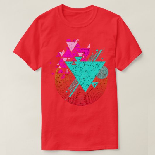カラフル図形1 Tシャツ (デザイン正面)