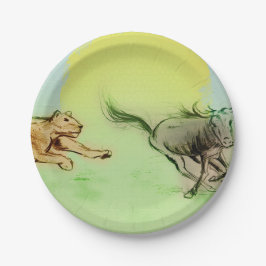 カラフル図解入りの、写真付きの紙プレート – チェイス ペーパープレート