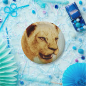 カラフル図解入りの、写真付きの紙プレート – ライオン ペーパープレート (パーティー)