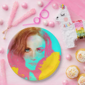 カラフル図解入りの、写真付きの紙プレート – 強烈 ペーパープレート (パーティー)