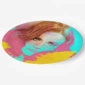 カラフル図解入りの、写真付きの紙プレート – 強烈 ペーパープレート (アングル)