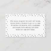 カラフル図解入りの、写真付きのRainbow Book Request Card プレイスカード (裏面)