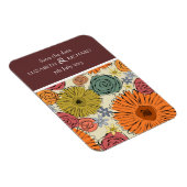 カラフル国の花と葉磁石 マグネット (右側)