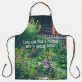 カラフル園のある田舎の家 エプロン (正面)