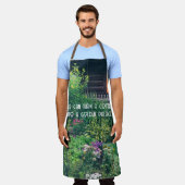 カラフル園のある田舎の家 エプロン (着用した状態)