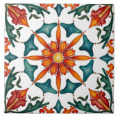 カラフル地中海のモザイク タイル (正面)