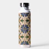 カラフル地中海のヴィンテージ ウォーターボトル (左面)