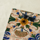 カラフル地中海のヴィンテージ ビーチタオル (インサイチュ)