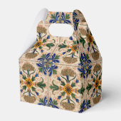 カラフル地中海のヴィンテージ フェイバーボックス (正面サイド)