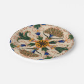 カラフル地中海のヴィンテージ ペーパープレート (アングル)