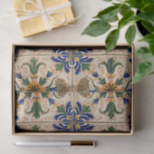 カラフル地中海のヴィンテージ 薄葉紙 (ギフト)