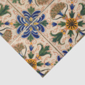 カラフル地中海のヴィンテージ 薄葉紙 (詳細)