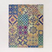 カラフル地中海の瓦伝統的瓦 ジグソーパズル (縦)