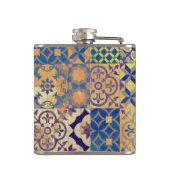 カラフル地中海の瓦伝統的瓦 フラスク (裏面)