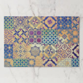 カラフル地中海の瓦伝統的瓦 ペーパーパッド (正面)