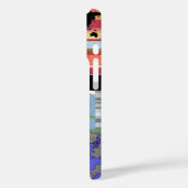 カラフル地理的な混合世界地図 Case-Mate iPhoneケース (裏面 / 左)