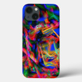 カラフル塗り間違い Case-Mate iPhoneケース (裏面)