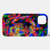 カラフル塗り間違い Case-Mate iPhoneケース (裏面 (横))