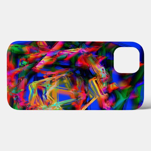 カラフル塗り間違い Case-Mate iPhoneケース (裏面 (横))