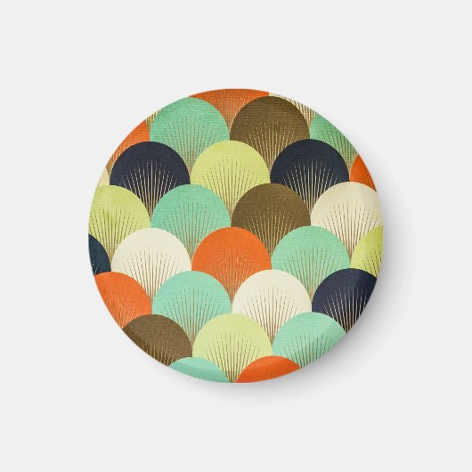 カラフル壁紙：芸術的デザイン。 マグネット (正面)