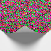 カラフル壁葉抽象芸術 ラッピングペーパー (角)