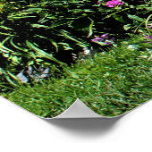 カラフル夏の中庭！ ポスター (角)