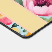 カラフル夏の花のデザイン名 デスクマット (コーナー)