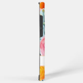 カラフル夏の花のデザイン名 SAMSUNG GALAXYケース (右側面)