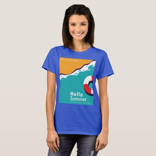 カラフル夏 Tシャツ (正面フル)