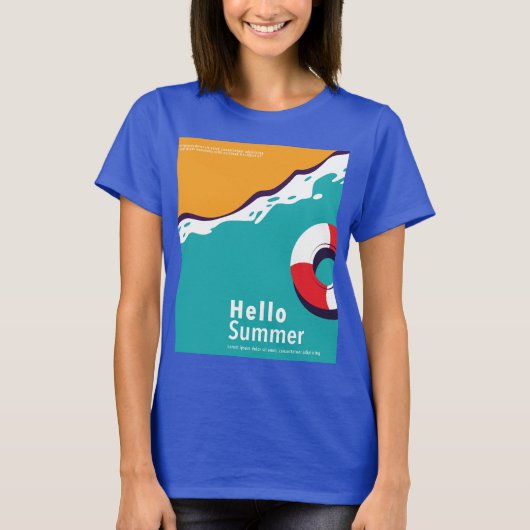 カラフル夏 Tシャツ (正面)