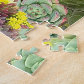 カラフル多肉植物 ジグソーパズル (側面)