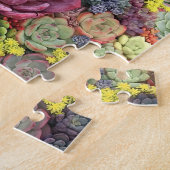 カラフル多肉植物 ジグソーパズル (側面)