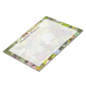 カラフル多肉植物 ノートパッド (アングル)