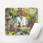 カラフル多肉植物 マウスパッド (マウス)