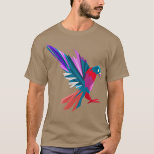 カラフル多頭鳩ひげ鳥獣ギフト Tシャツ