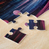 カラフル夢抽象芸術ファンタジー勾配 ジグソーパズル (側面)